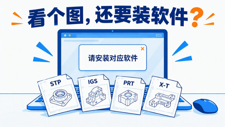 image.png 图纸格式杂、版本不兼容打不开?不用装一堆软件也能看(图1)